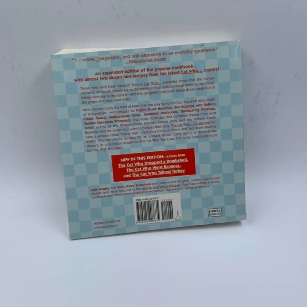 The Cat Who... Cookbook Julie Murphy Sally Stempinski Updated Paperback Recipes
